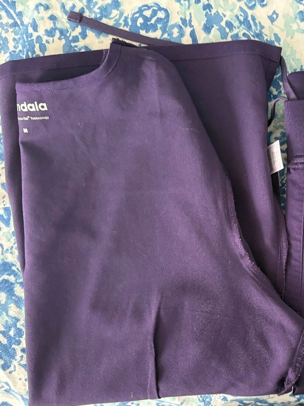 Mandala Scrubs Set Women's Size Medium